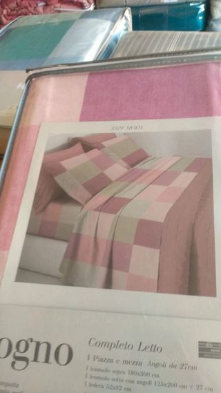 Completo letto in flanella