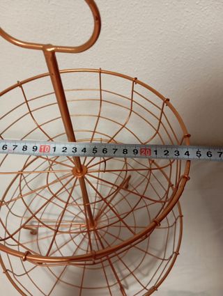 Frutero metálico vintage