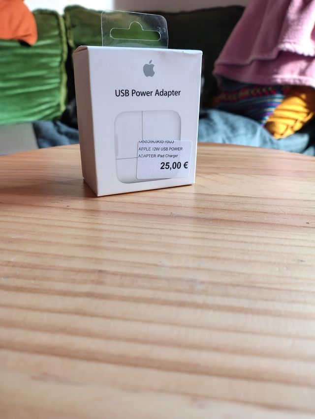 iPad USB power adapter 