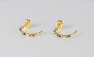 Pendientes Tous en oro 18k y gemas Virtual Garden