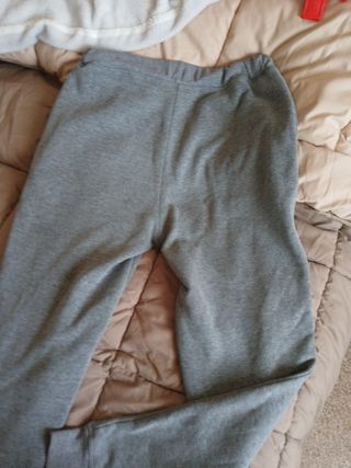 Pantalón chandal gris chicas talla s 