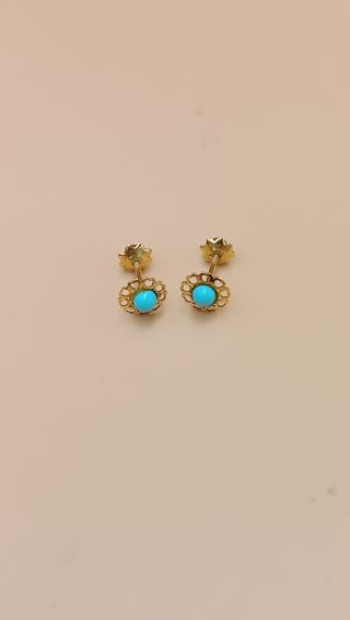 Pendientes de oro de 18kt.