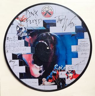 Vinile 33 giri da parete omaggio ai Pink Floyd
