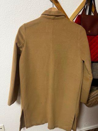 Abrigo marron paño Springfield