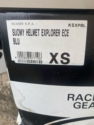 Casco SUOMY Explorer Blue XS