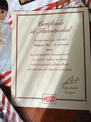 Muñeca Mariquita Pérez