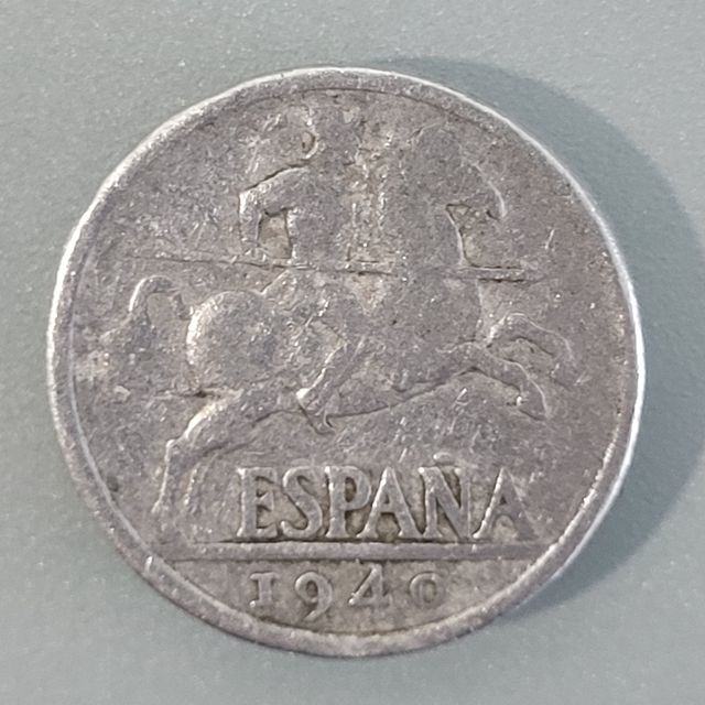 Moneda de 10 céntimos de peseta de 1940