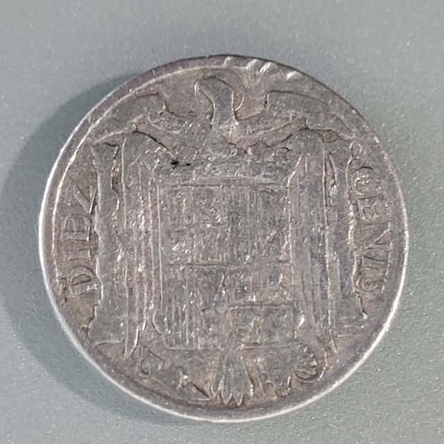 Moneda de 10 céntimos de peseta de 1940