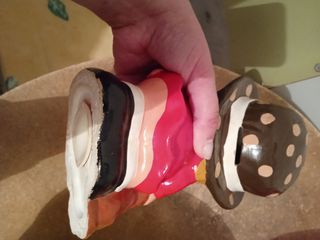 Hucha antigua muñeca