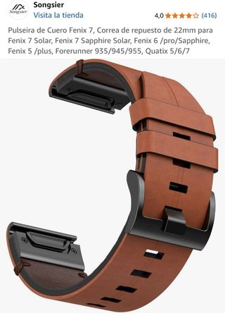 Correa piel Garmin NUEVA