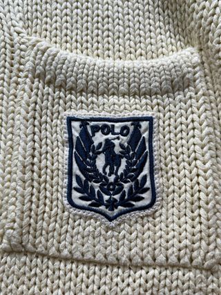 OG Polo Ralph Lauren UNI Cardigan Cream 1990