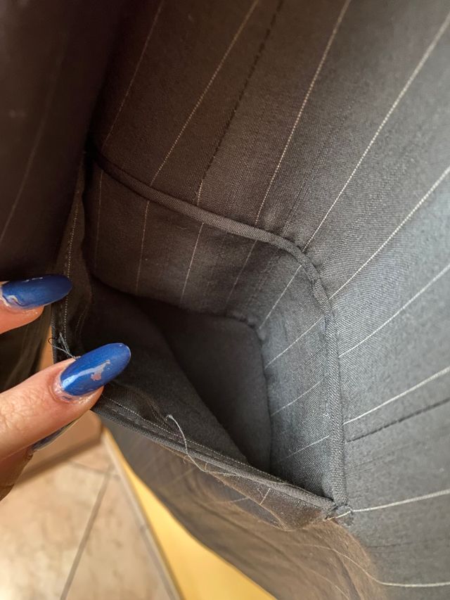 blazer gessato uomo taglia 50