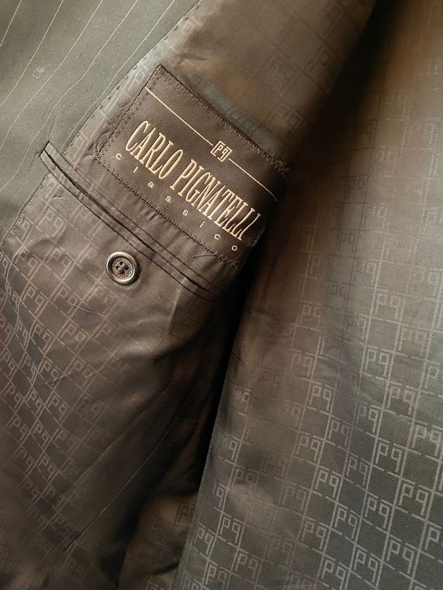 blazer gessato uomo taglia 50