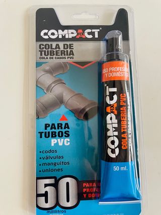 Cola para tuveria PVC