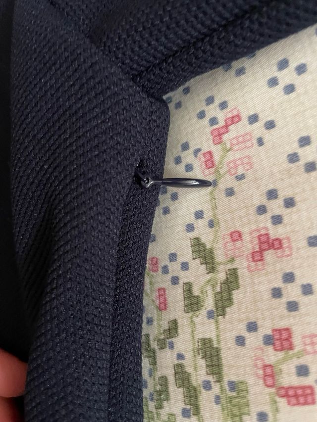 Vestido azul marino de Zendra