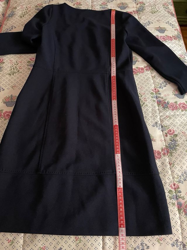 Vestido azul marino de Zendra