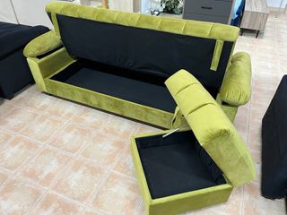 SOFA CAMA MODERNO CON ARCON Y PUFF ¡¡NUEVO!!