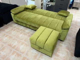 SOFA CAMA MODERNO CON ARCON Y PUFF ¡¡NUEVO!!