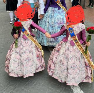 Traje fallera niña