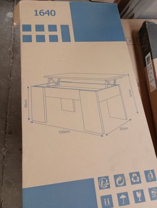 Mesa elevable roble canadian 1640