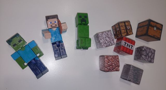 Set personaggi Minecraft