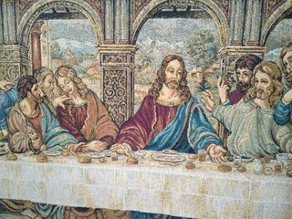 TAPIZ BORDADO LA ÚLTIMA CENA