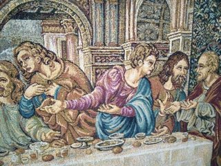 TAPIZ BORDADO LA ÚLTIMA CENA