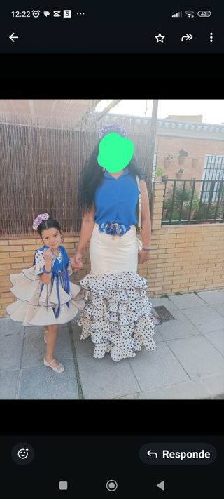 Falda flamenca mujer y traje de niña