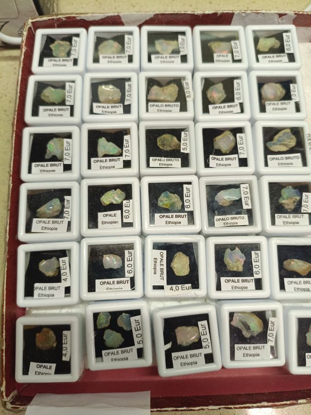 OPALOS BRUTO ETHIOPIA MINERALES 