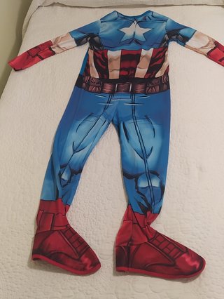 Disfraz Infantil CAPITAN AMÉRICA. 5 a 7 años.