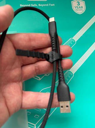 Paquete de 5 cables de carga USB C, 3.1 A QC3.0