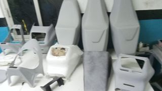 Piezas de fibra para derbi variant