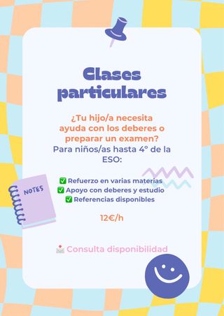 Clases particulares de secundaria ESO