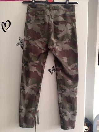 Pantalón camuflaje Talla 38
