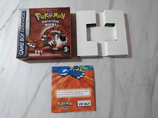 Caixa Avançada Pokémon Ruby Game Boy