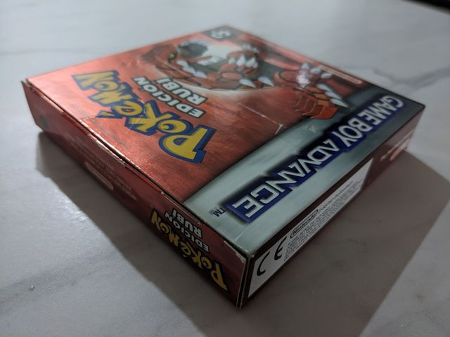 Caixa Avançada Pokémon Ruby Game Boy