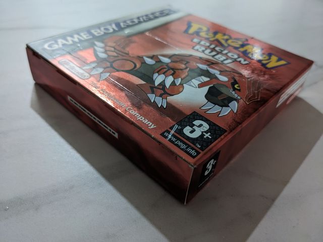 Caixa Avançada Pokémon Ruby Game Boy