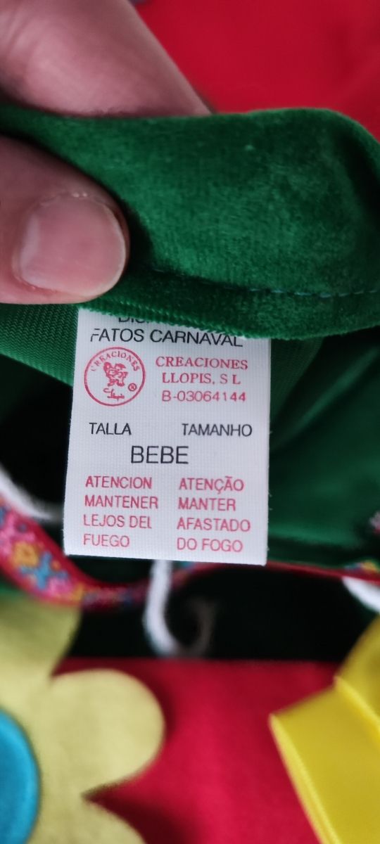 Disfraz de gnomo de bebé