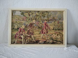 TAPIZ BORDADO CAZERIA INGLESA