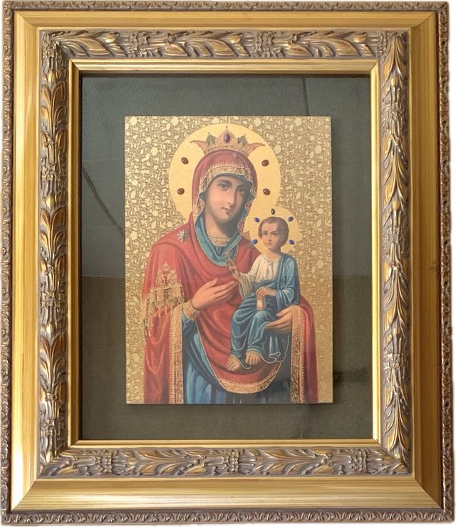 Icono SANTA VERGINE SVETA BOGORITZA. -una Joya!