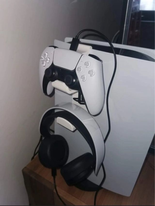 Soporte ps5 Mando y Auriculares