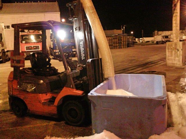 Experiencia en lonja maquinillo paletizado