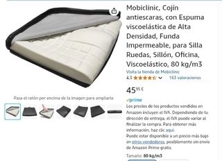 COJIN ANTIESCARAS MOBICLINIC