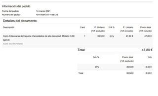 COJIN ANTIESCARAS MOBICLINIC