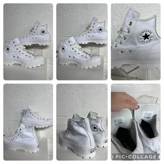 Zapatillas CONVERSE PIEL BLANCA T. 39 UNISEX