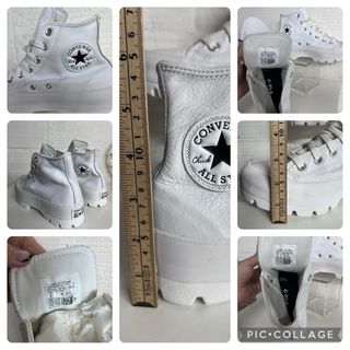 Zapatillas CONVERSE PIEL BLANCA T. 39 UNISEX