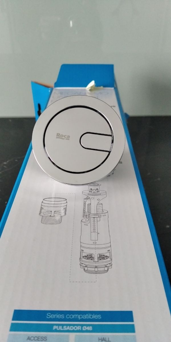 NUEVO. PULSADOR PARA MECANISMO CISTERNA ROCA.
