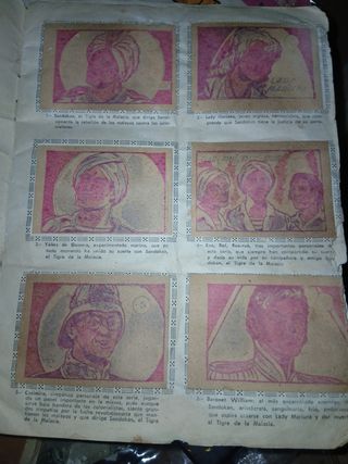Sandokán ULTRA RARO  álbum DE cromos