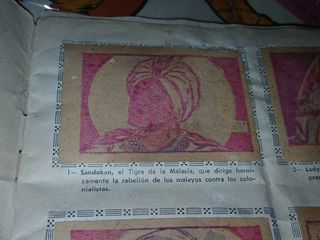 Sandokán ULTRA RARO  álbum DE cromos