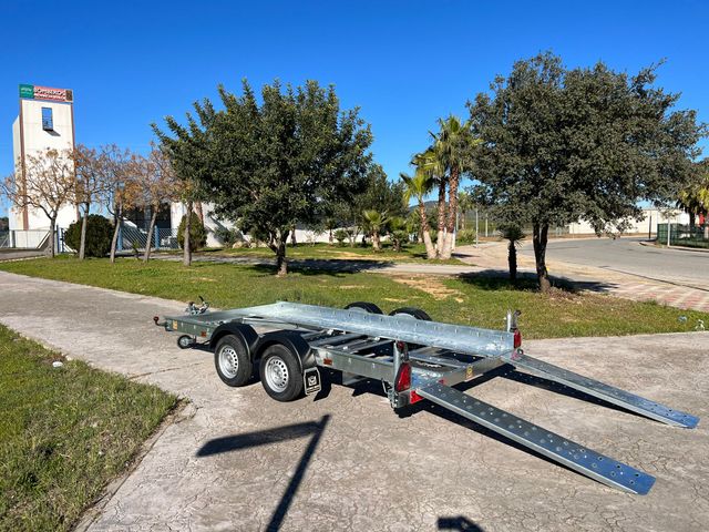 Plataforma portavehículos galvanizada